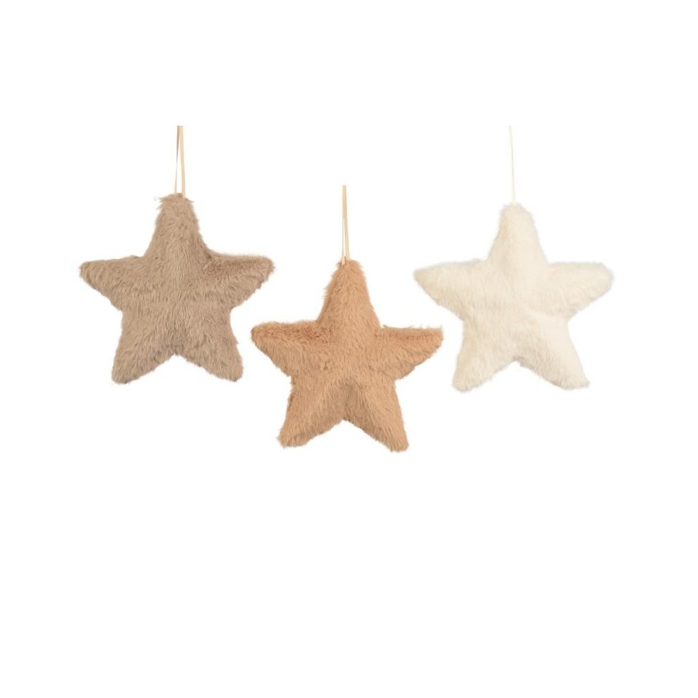 STELLA PELUCHE DA APPENDERE 3 COLORI H.13